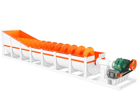 Spiral Sand Washing MachineWorking principle