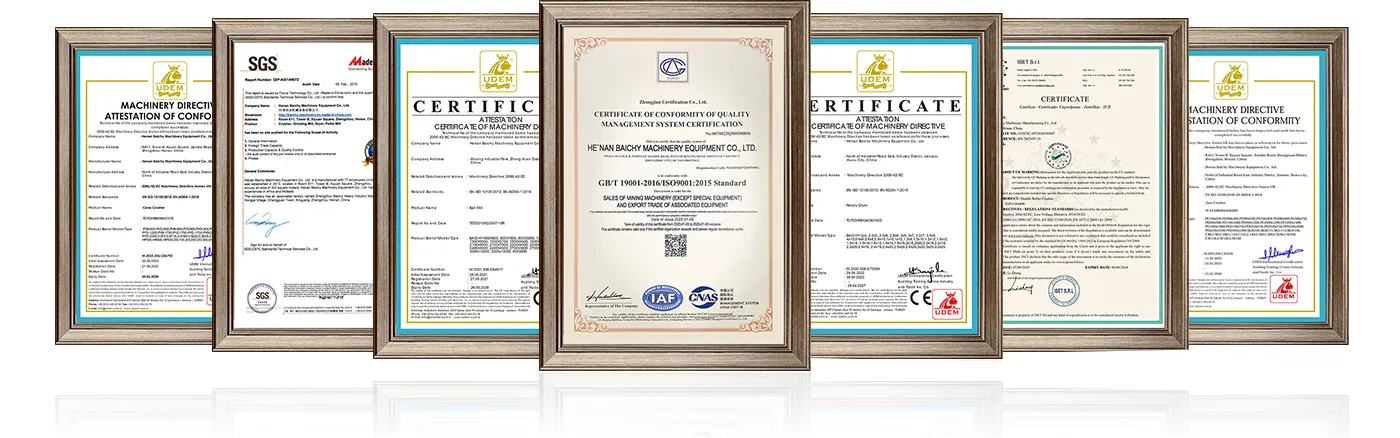 Certificates